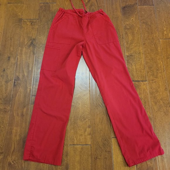 2 FOR 1 WOMENS CHEROKEE SCRUB PANTS-TALL- 2 PAIRS ONE PRICE- TALL SCRUBS - Picture 2 of 5